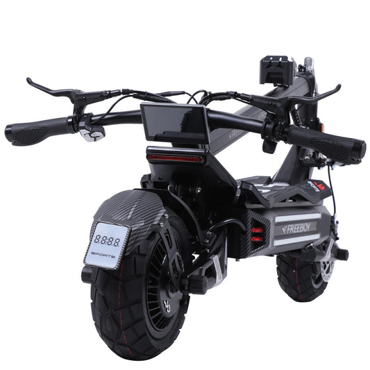 60V 30Ah Fast Electric Scooter | Dual Drive Off-Road Scooter with 70km Range and Suspension System