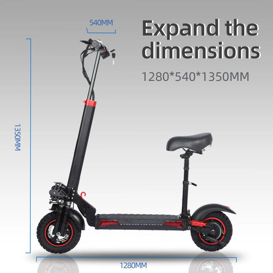 High-Performance 11-Inch Off-Road Electric Scooter | 21Ah Battery, 150kg Load Capacity & Foldable Design
