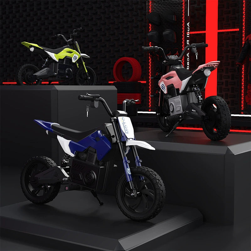 Product Description: Kids' 24V Electric Motocross Dirt Bike