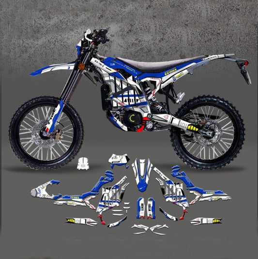 Sur-Ron Ultra Bee Off-Road Motorcycle Decals, Custom Dirt Bike Stickers