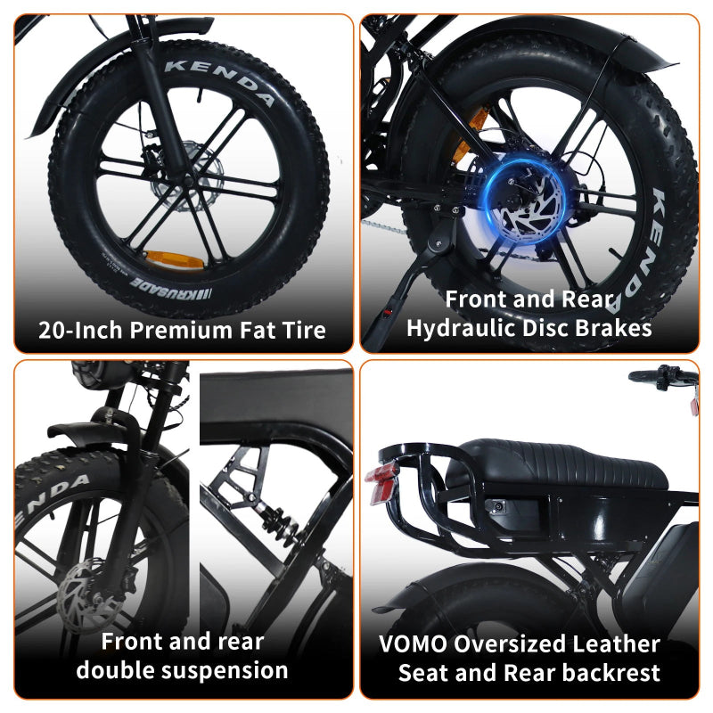 20" 250W Family E-Bike | Dual Battery & ≤25km/h Max Speed
