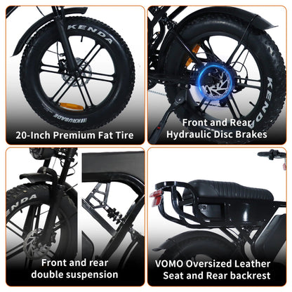 20" 250W Family E-Bike | Dual Battery & ≤25km/h Max Speed
