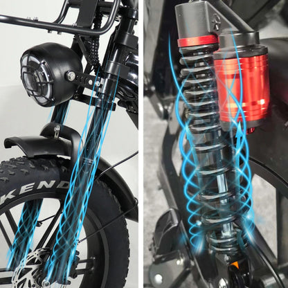 250W Urban Electric Bicycle for Adults & Teens | 20-Inch 7-Speed
