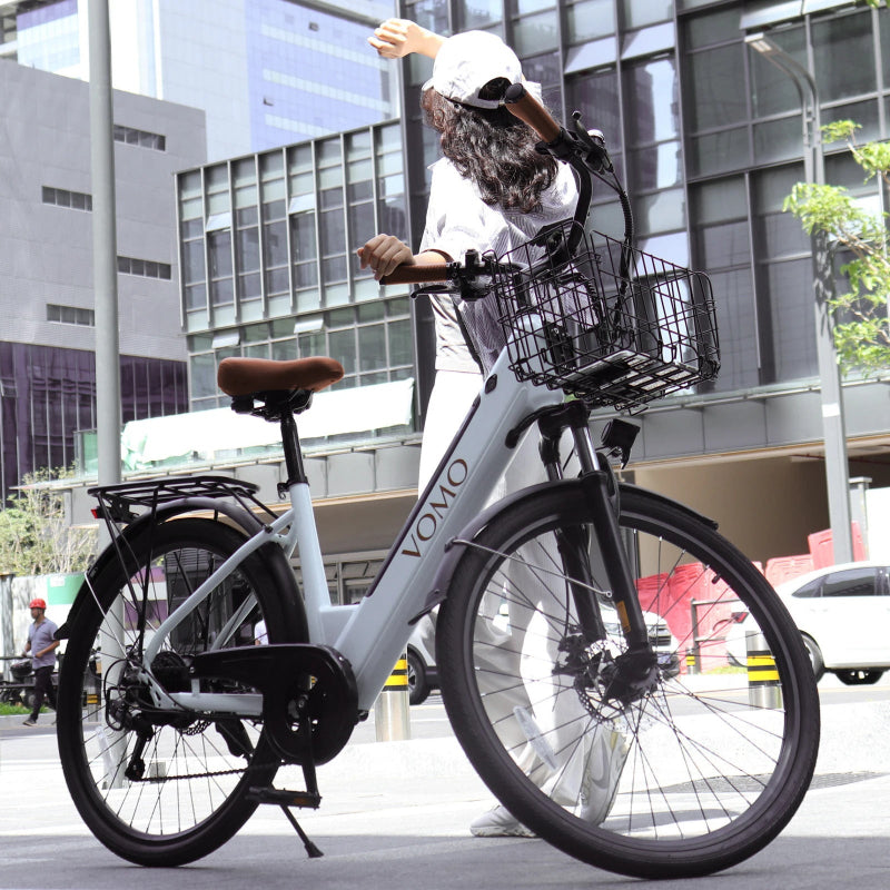 2PC Ebike Long Range Electric Bicycle 250W Lady Citybike