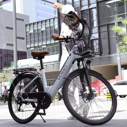 2PC Ebike Long Range Electric Bicycle 250W Lady Citybike