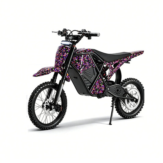 High-Speed Off-Road E-Moto: 4000W Mid-Drive Motor, 50 MPH Top Speed
