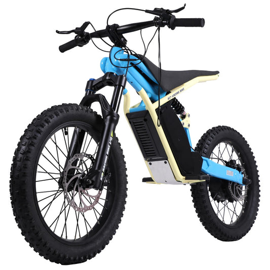 48V 1500W Electric Dirt Bike for Kids & Adults | Full Suspension Off-Road Motorcycle with Hydraulic Brakes