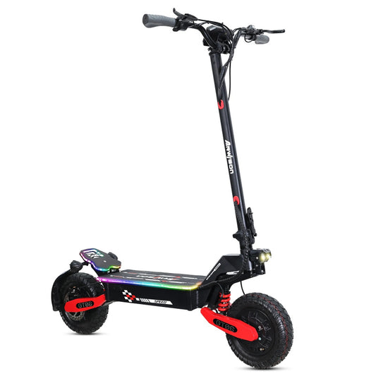 48V Fat Tire Electric Scooter for Adults | 11-Inch Off-Road Scooter with Full Suspension
