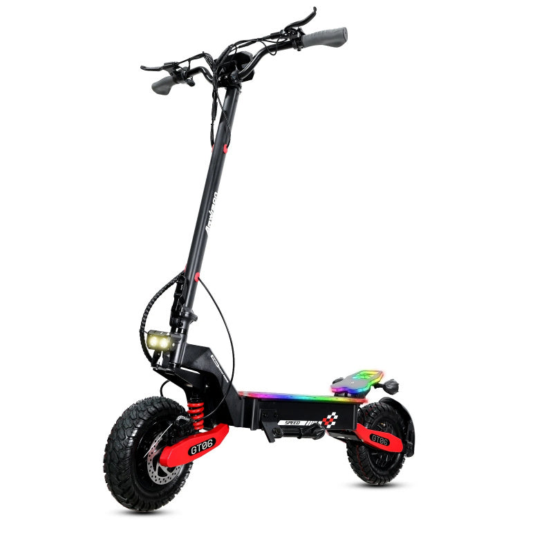 48V Fat Tire Off-Road Electric Scooter for Adults | 11-Inch Wide Tires, Full Suspension & Dual Disc Brakes