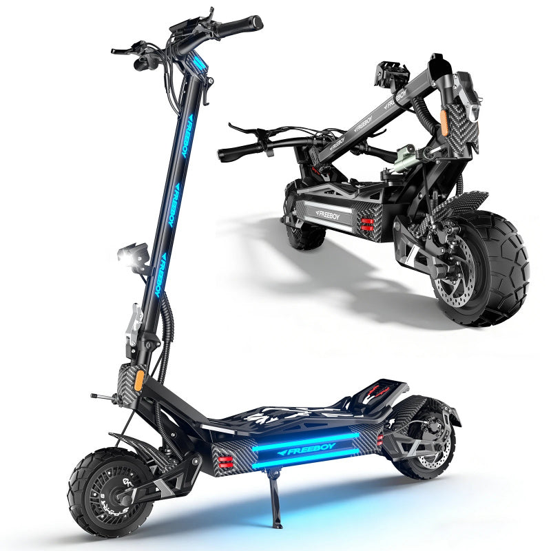 60V 30Ah Dual Motor Electric Scooter | 3200W Off-Road Scooter 70km Range