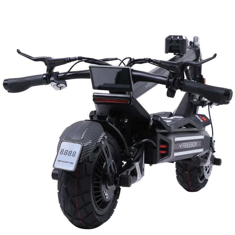 60V 30Ah Fast Electric Scooter | Dual Drive Off-Road Scooter with 70km Range and Suspension System