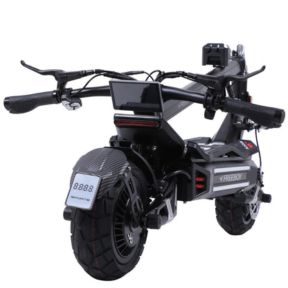 60V 30Ah Fast Electric Scooter | Dual Drive Off-Road Scooter with 70km Range and Suspension System