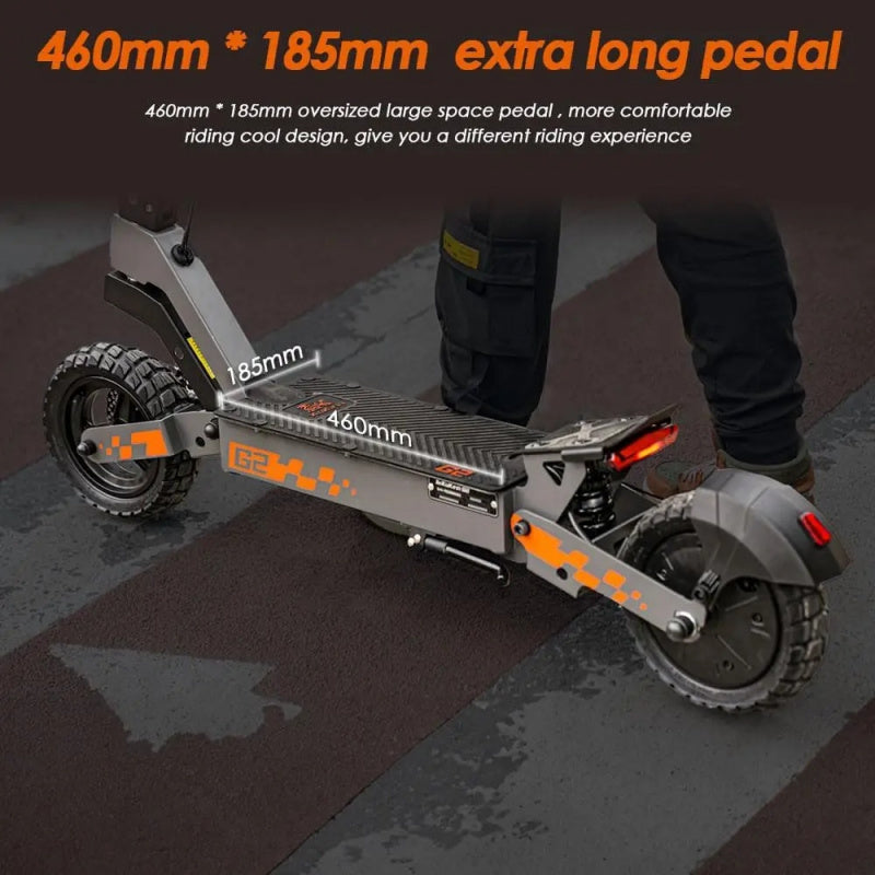 800W 48V Electric Scooter for Adults | 55km Long Range Foldable E Scooter with Full Suspension & 10-Inch Tires-2