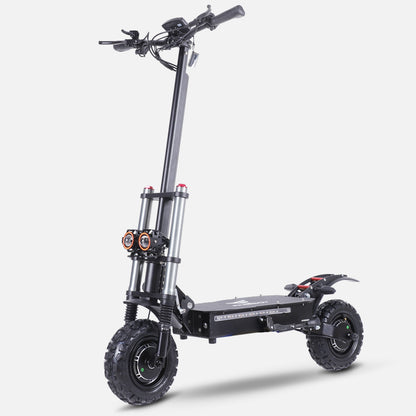 Adults Foldable Electric Scooter, 60V 28Ah battery 11 inch fat tire for off road city road wet road grass road