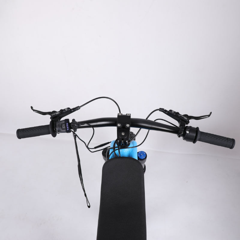 Blue Kid Electric Dirt Bike 48V 13Ah 1500W Motor, 40km/h Speed & Full Suspension Off-Road Motorcycle-2