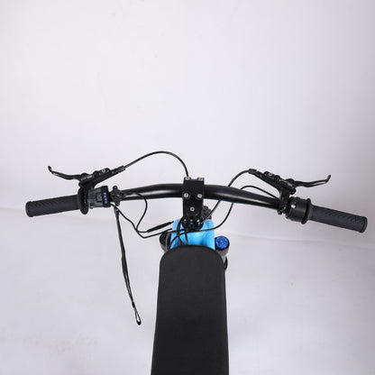 Blue Kid Electric Dirt Bike 48V 13Ah 1500W Motor, 40km/h Speed & Full Suspension Off-Road Motorcycle-2