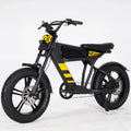 Chopper Electric Bicycle 750W yellow black fat tires