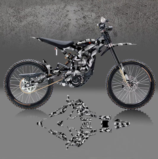 Custom Sur-Ron Light Bee Off-Road Motorcycle Decals
