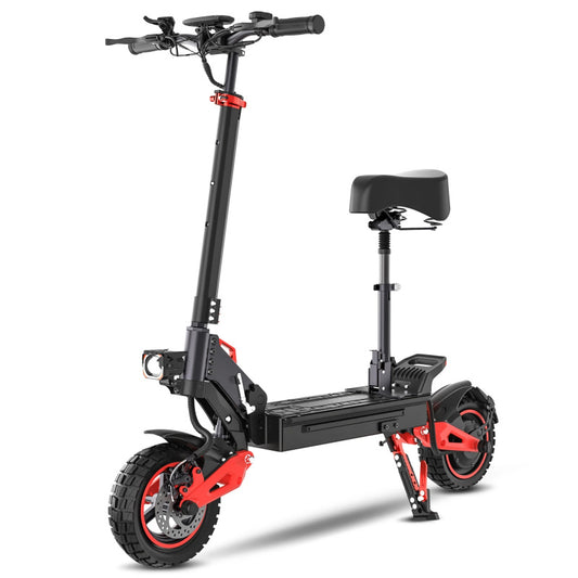 FREEBOY Adult Electric Scooter with Seat | 48V 18Ah Long Range 50km E Scooter