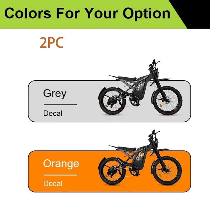 2PCS GT2000 Style 60V 2000W Electric Dirt Bike