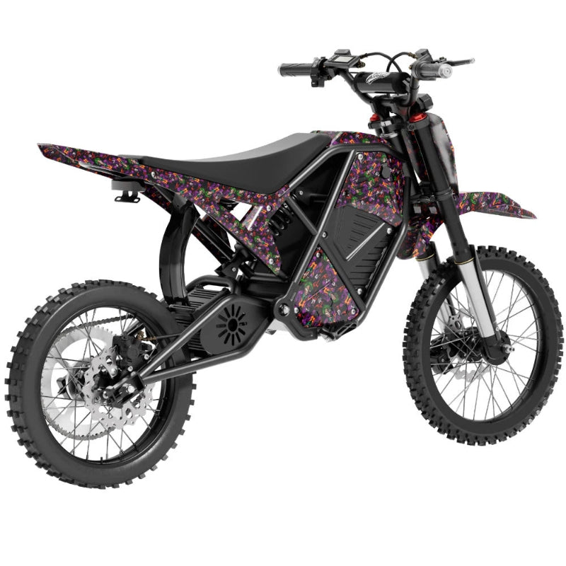 High-Speed Off-Road E-Moto: 4000W Mid-Drive Motor, 50 MPH Top Speed
