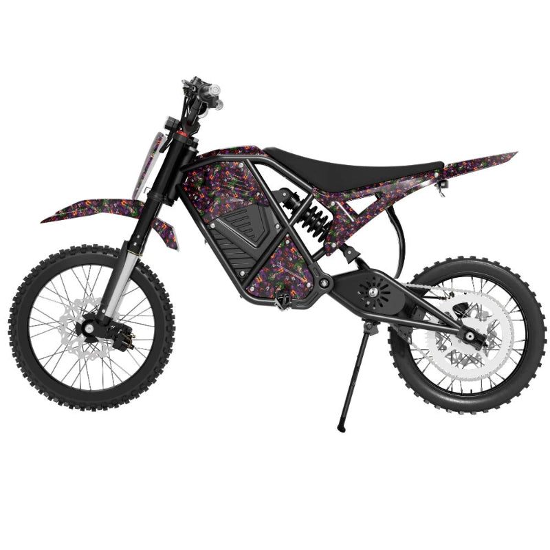 High-Speed Off-Road E-Moto: 4000W Mid-Drive Motor, 50 MPH Top Speed
