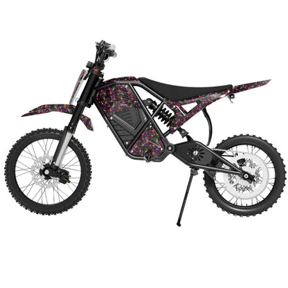 High-Speed Off-Road E-Moto: 4000W Mid-Drive Motor, 50 MPH Top Speed
