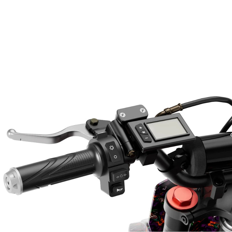 High-Speed Off-Road E-Moto 4000W Mid-Drive Motor 50 MPH Top Speed