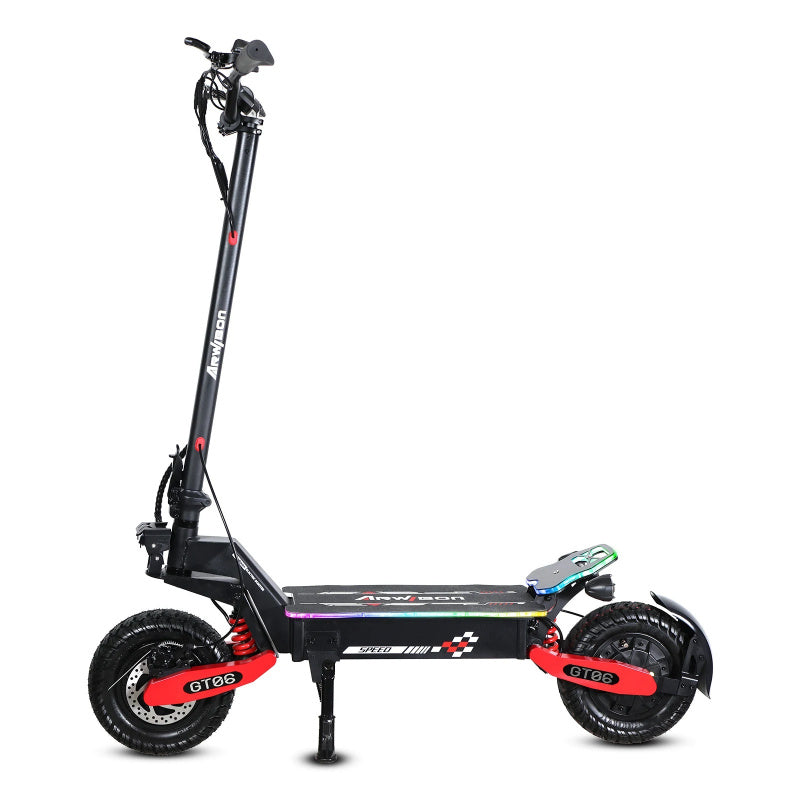 High Speed 48V Electric Scooter with 11-Inch Fat Tires | Full Suspension Off-Road E Scooter for Adults