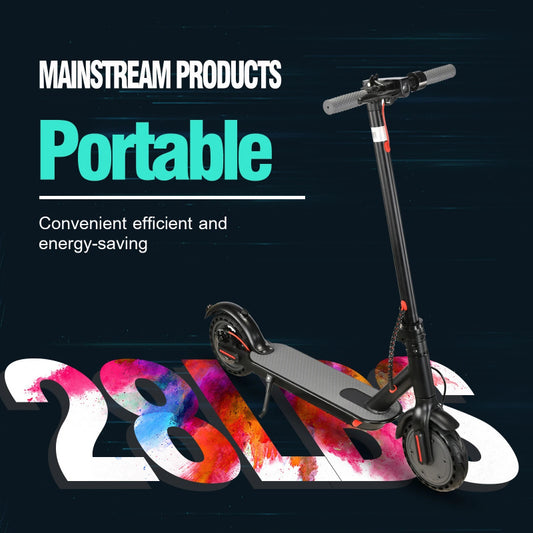 Portable 350W Electric Scooter for Adults | Foldable Design, 36V Battery, LED Light & Disc Brake