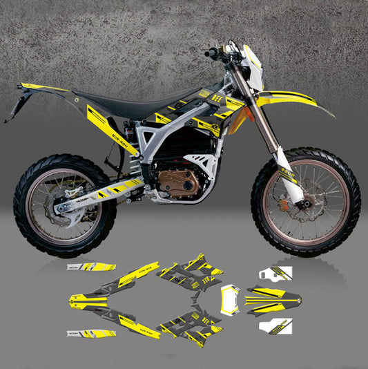 Sur-Ron Storm Bee Full Body Decal Wrap Sticker Skin yellow black color