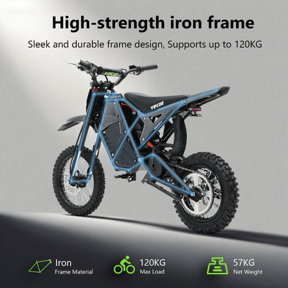 VIPCOO 48V 23Ah Electric Motorcycle | 3500W Motor & Hydraulic Brakes-4